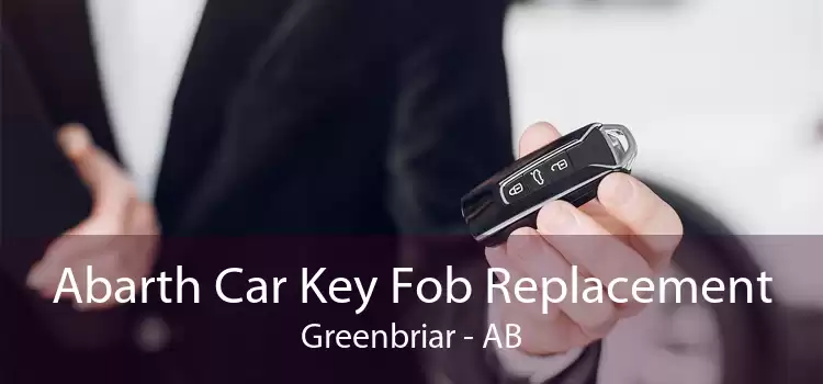 Abarth Car Key Fob Replacement Greenbriar - AB