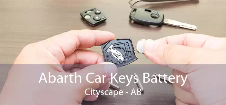 Abarth Car Keys Battery Cityscape - AB