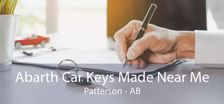 Abarth Car Keys Made Near Me Patterson - AB