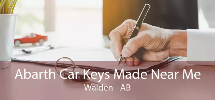 Abarth Car Keys Made Near Me Walden - AB