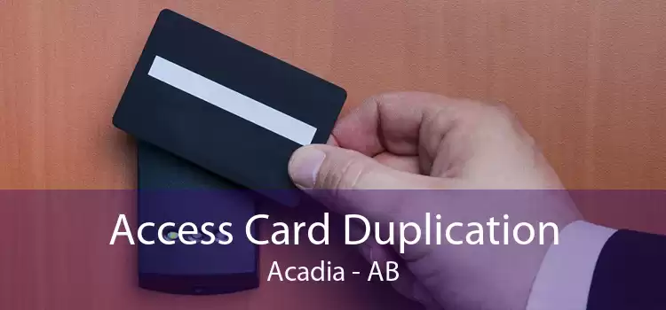 Access Card Duplication Acadia - AB