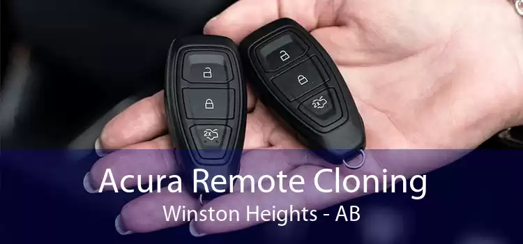 Acura Remote Cloning Winston Heights - AB
