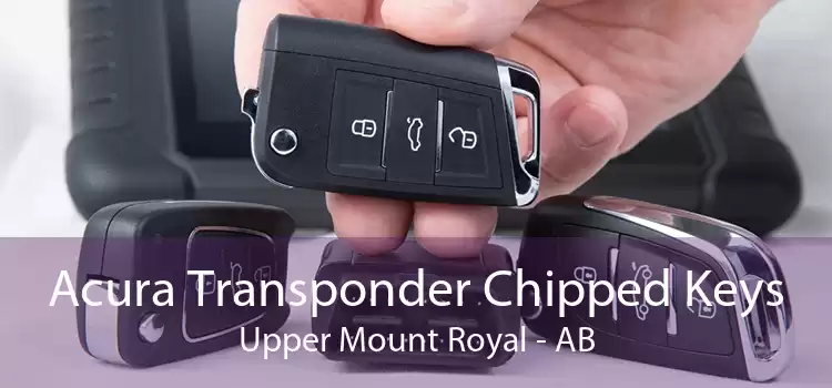 Acura Transponder Chipped Keys Upper Mount Royal - AB