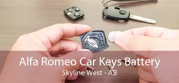 Alfa Romeo Car Keys Battery Skyline West - AB