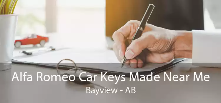 Alfa Romeo Car Keys Made Near Me Bayview - AB