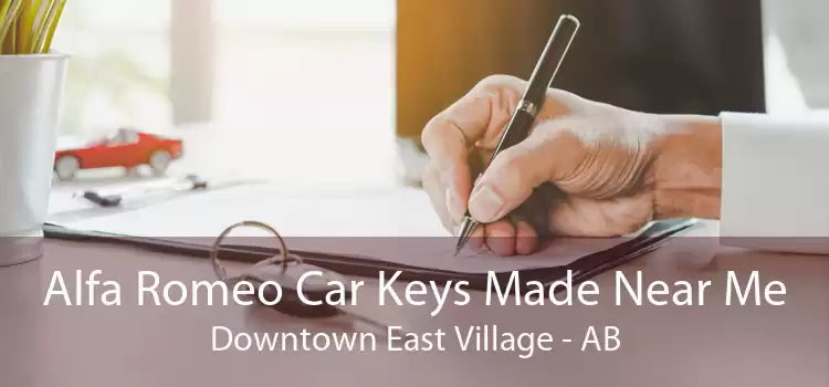 Alfa Romeo Car Keys Made Near Me Downtown East Village - AB