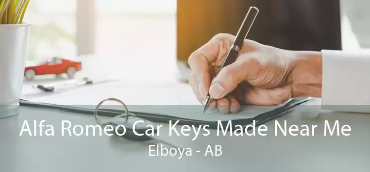 Alfa Romeo Car Keys Made Near Me Elboya - AB