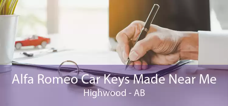 Alfa Romeo Car Keys Made Near Me Highwood - AB