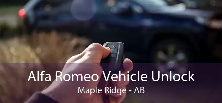 Alfa Romeo Vehicle Unlock Maple Ridge - AB