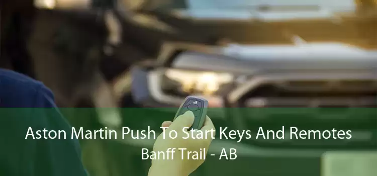 Aston Martin Push To Start Keys And Remotes Banff Trail - AB
