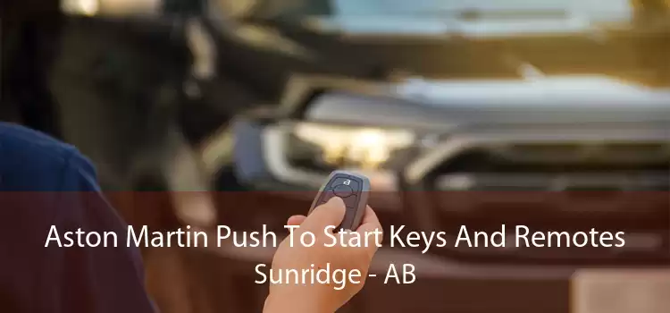 Aston Martin Push To Start Keys And Remotes Sunridge - AB