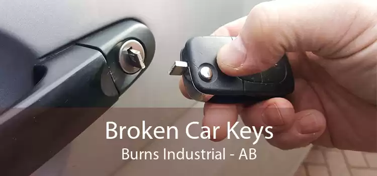 Broken Car Keys Burns Industrial - AB