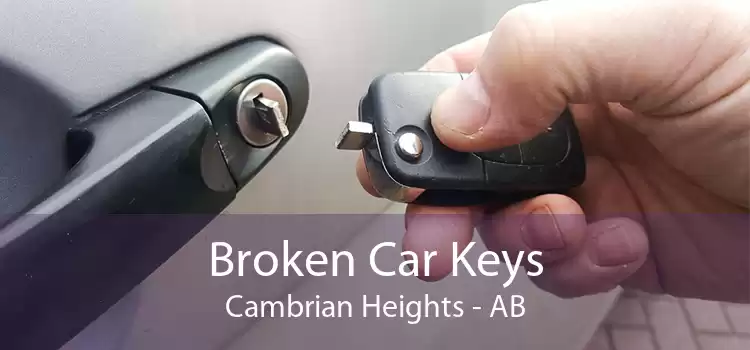 Broken Car Keys Cambrian Heights - AB