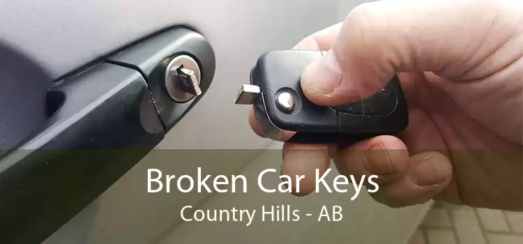 Broken Car Keys Country Hills - AB