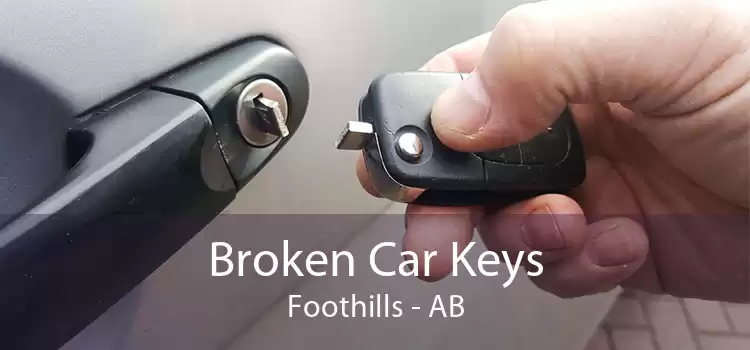 Broken Car Keys Foothills - AB
