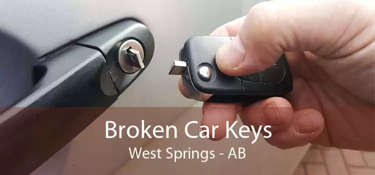 Broken Car Keys West Springs - AB
