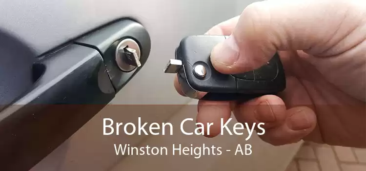 Broken Car Keys Winston Heights - AB