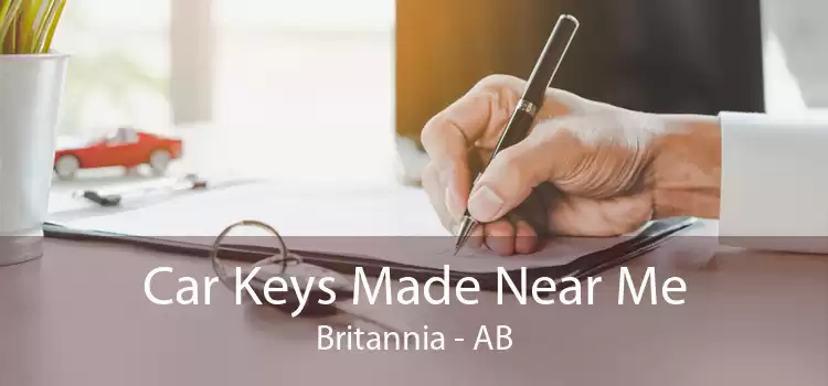 Car Keys Made Near Me Britannia - AB
