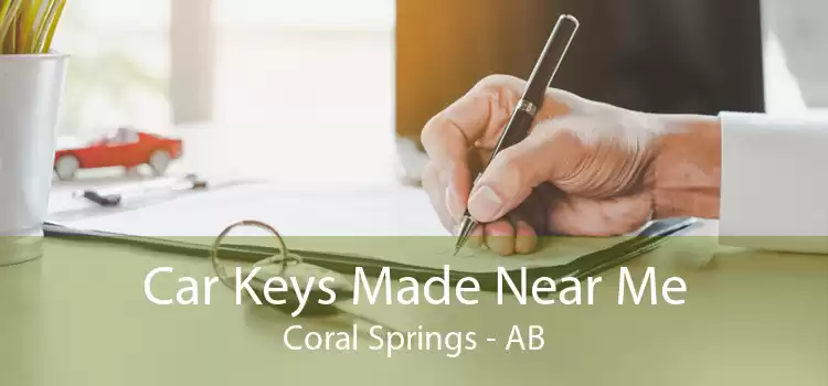 Car Keys Made Near Me Coral Springs - AB