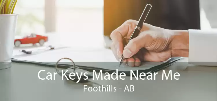 Car Keys Made Near Me Foothills - AB