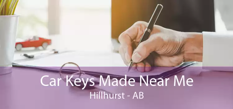 Car Keys Made Near Me Hillhurst - AB