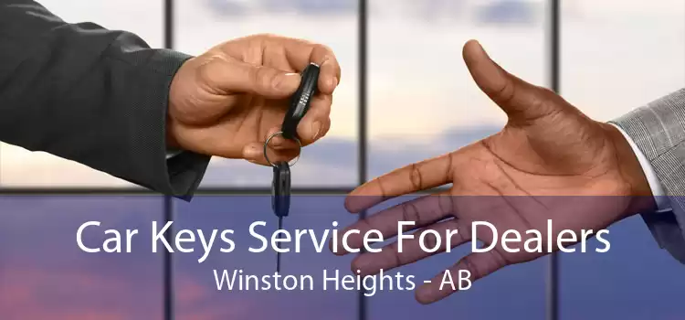 Car Keys Service For Dealers Winston Heights - AB
