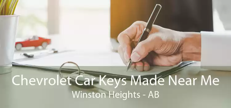 Chevrolet Car Keys Made Near Me Winston Heights - AB