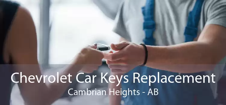 Chevrolet Car Keys Replacement Cambrian Heights - AB