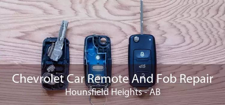 Chevrolet Car Remote And Fob Repair Hounsfield Heights - AB