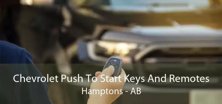Chevrolet Push To Start Keys And Remotes Hamptons - AB
