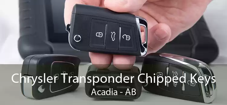 Chrysler Transponder Chipped Keys Acadia - AB