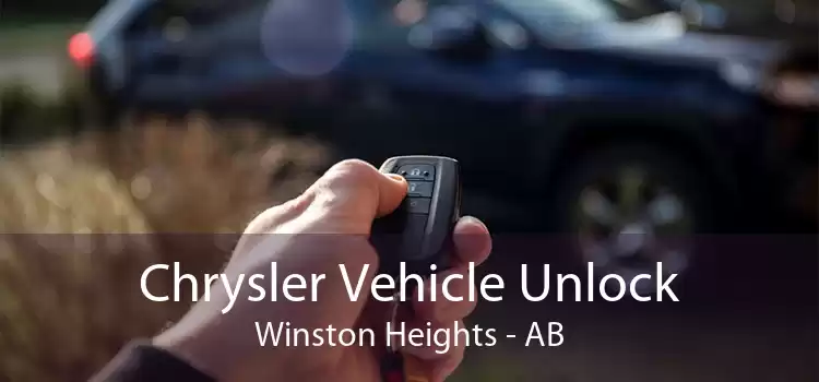 Chrysler Vehicle Unlock Winston Heights - AB