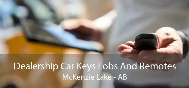 Dealership Car Keys Fobs And Remotes McKenzie Lake - AB