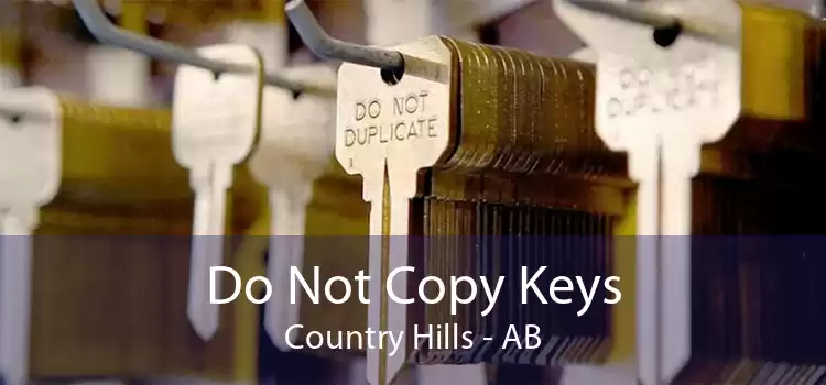 Do Not Copy Keys Country Hills - AB