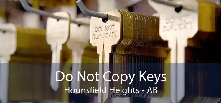 Do Not Copy Keys Hounsfield Heights - AB