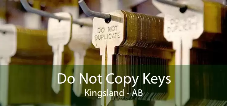 Do Not Copy Keys Kingsland - AB