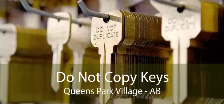 Do Not Copy Keys Queens Park Village - AB