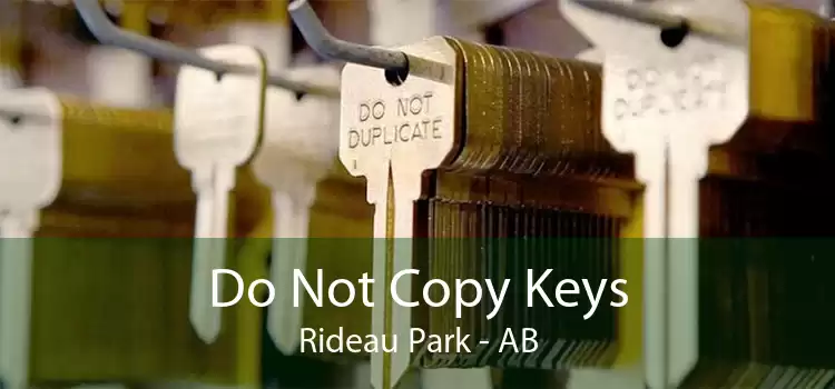 Do Not Copy Keys Rideau Park - AB