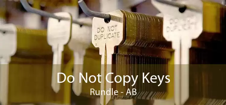 Do Not Copy Keys Rundle - AB