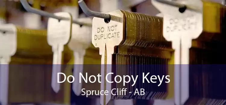 Do Not Copy Keys Spruce Cliff - AB