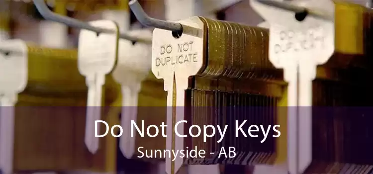 Do Not Copy Keys Sunnyside - AB