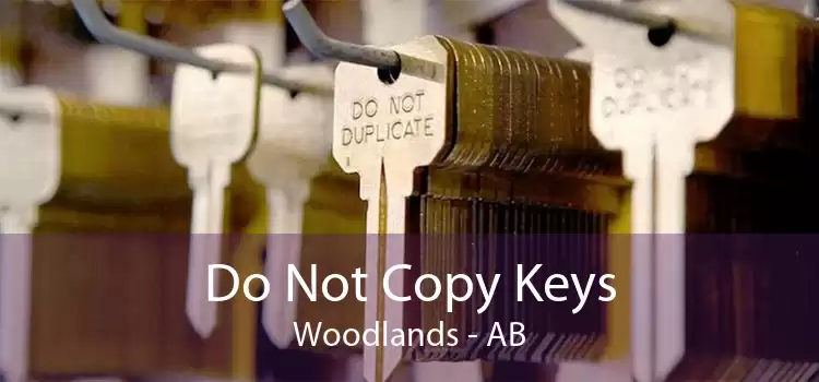 Do Not Copy Keys Woodlands - AB