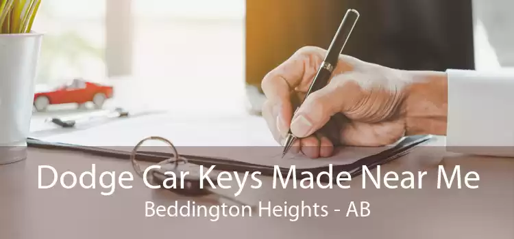 Dodge Car Keys Made Near Me Beddington Heights - AB
