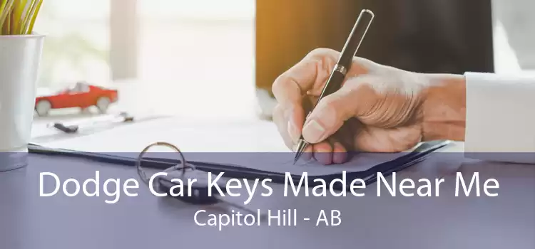 Dodge Car Keys Made Near Me Capitol Hill - AB