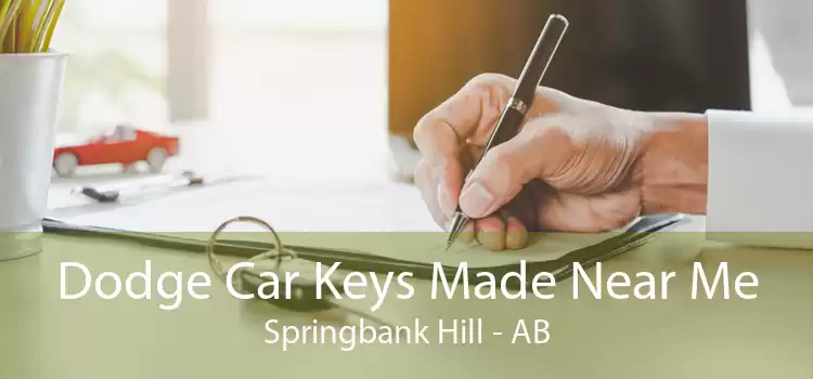 Dodge Car Keys Made Near Me Springbank Hill - AB