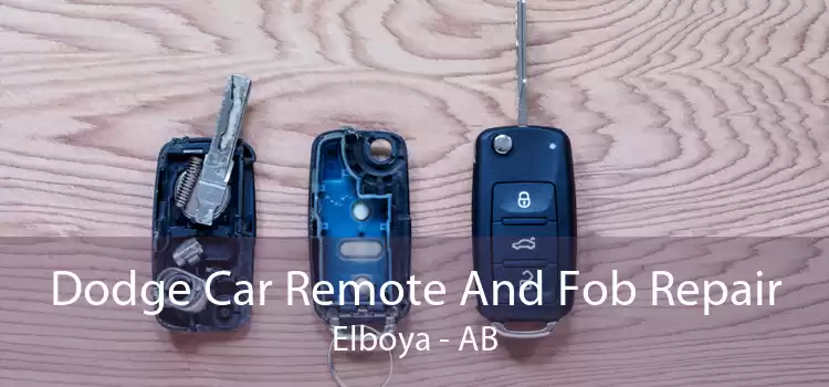 Dodge Car Remote And Fob Repair Elboya - AB