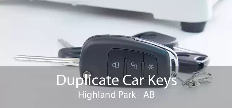 Duplicate Car Keys Highland Park - AB