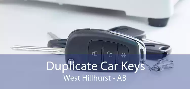 Duplicate Car Keys West Hillhurst - AB