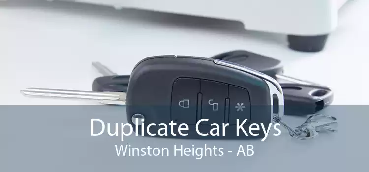 Duplicate Car Keys Winston Heights - AB
