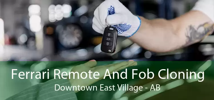Ferrari Remote And Fob Cloning Downtown East Village - AB